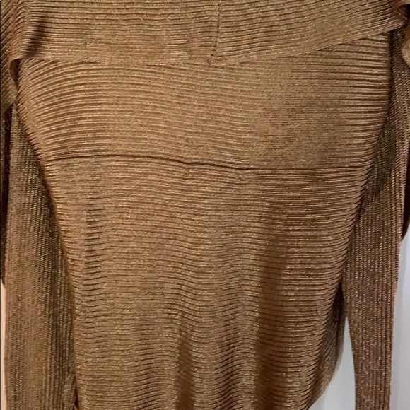 Ralph Lauren Metallic Long-Sleeve Bolero Sweater - Picture 5 of 6